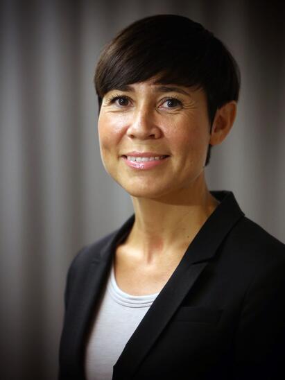 Utenriksminister Ine Eriksen S&oslash;reide.